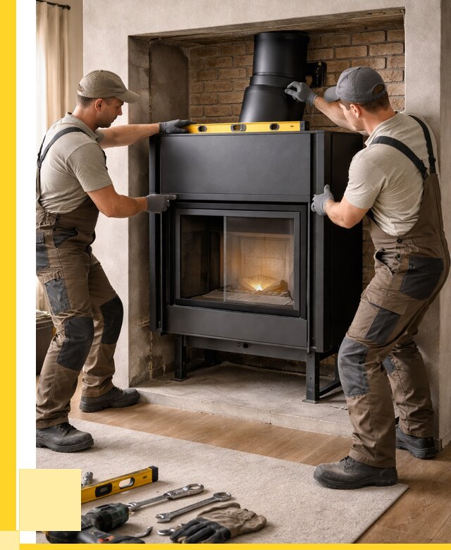 Установка каминных топок в Большой Камне под ключ от 18254 р. | ЭриданБль