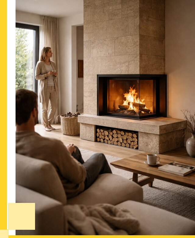 Угловые камины из кирпича установка в Большой Камне от 152115 р. ЭриданБль