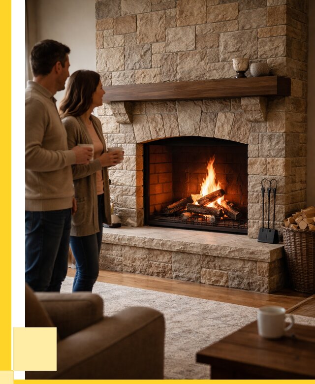 Каменные камины на заказ в Большой Камне от 182538 р. | ЭриданБль