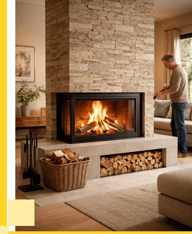 Дровяной камин под ключ в Большой Камне от 202820 р. | ЭриданБль