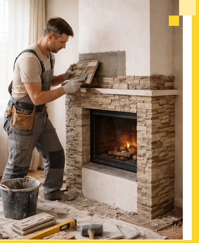 Изготовление и монтаж каминов для дома под ключ в Большой Камне