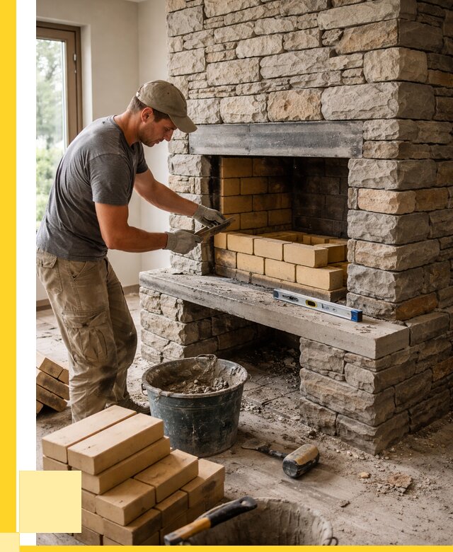 Кладка каминов и камина в Большой Камне от 25353 р. ЭриданБль