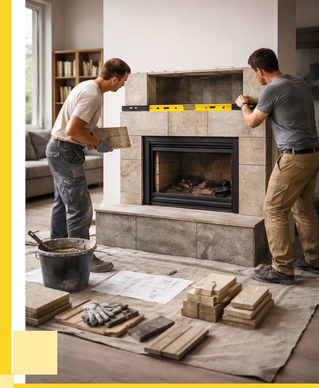 Монтаж каминов и установка в Большой Камне от 45635 р. | ЭриданБль