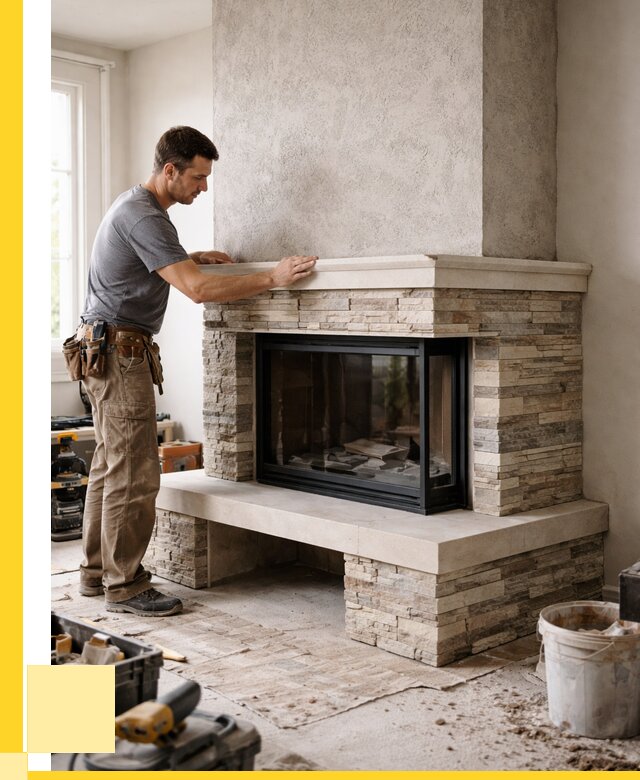 Изготовление каминов под ключ в Большой Камне от 152115 р. | ЭриданБль