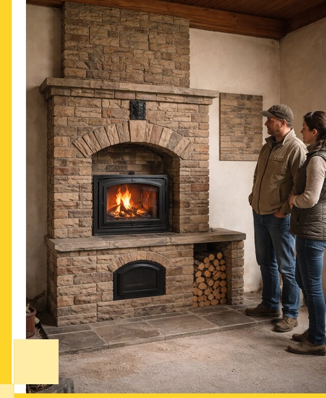 Кирпичная печь под ключ в Большой Камне от 152115 р. | ЭриданБль