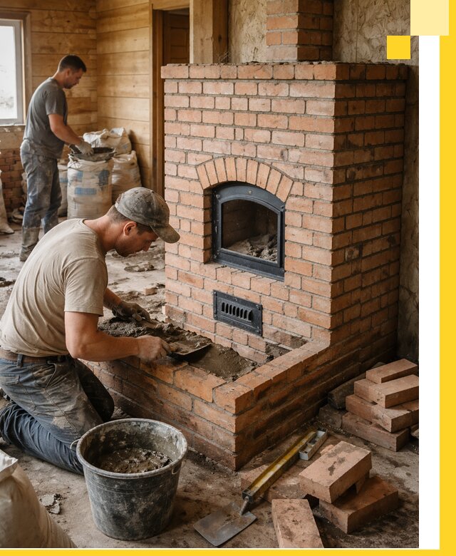 Профессиональное строительство печей в Большой Камне под ключ