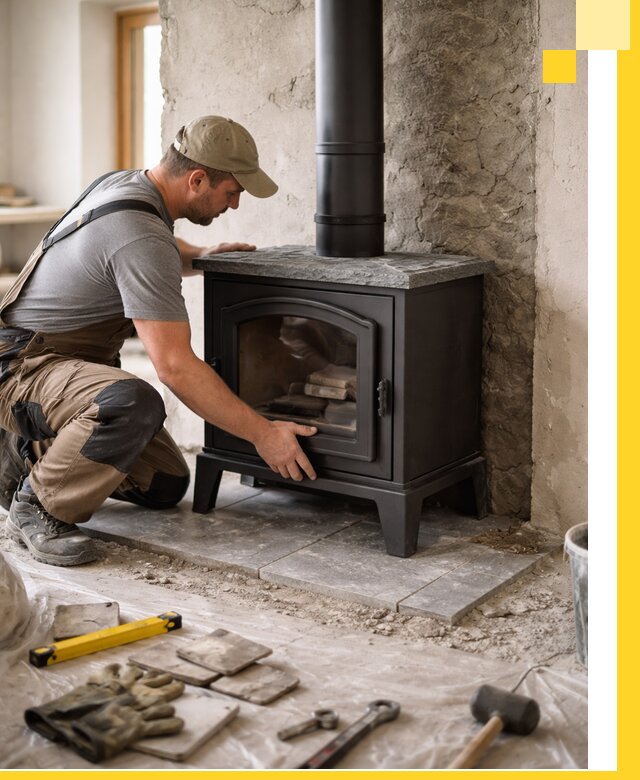 Профессиональный монтаж печей и каминов в Большой Камне под ключ