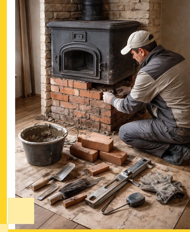 Ремонт печей в Большой Камне от 12169 р., услуги печника ЭриданБль
