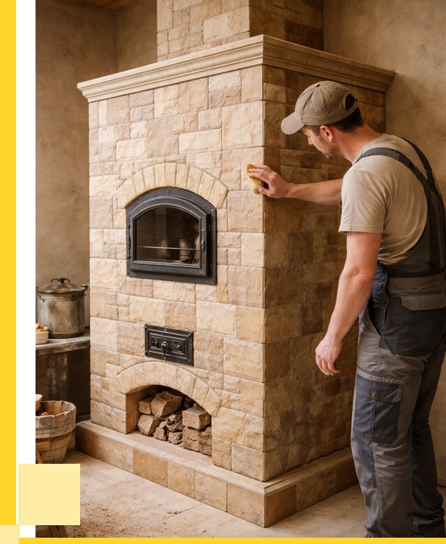 Облицовка печей в Большой Камне от 4563 р. под ключ | ЭриданБль