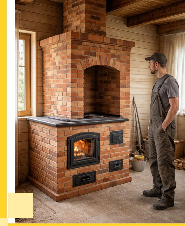 Кирпичные печи в Большой Камне: купить от 152115 р. | ЭриданБль
