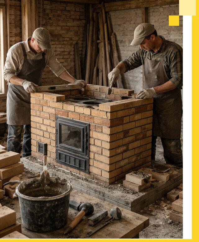 Изготовление и установка варочных печей под ключ в Большой Камне