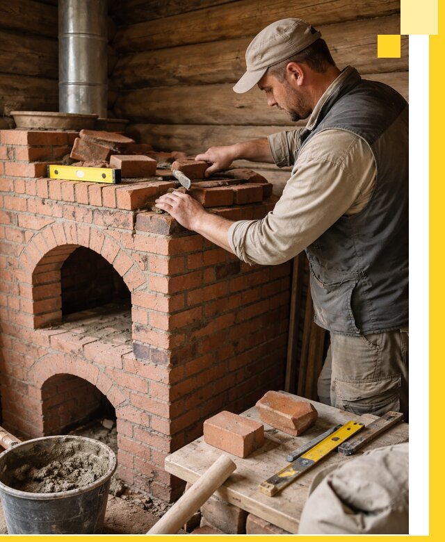 Изготовление и установка русских печей в Большой Камне под ключ