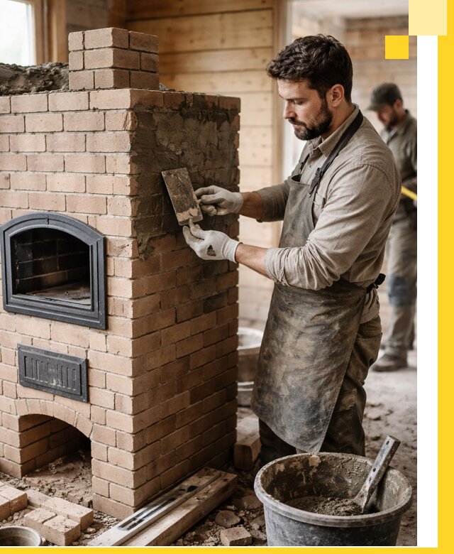 Изготовление и установка печей-шведок под ключ в Большой Камне