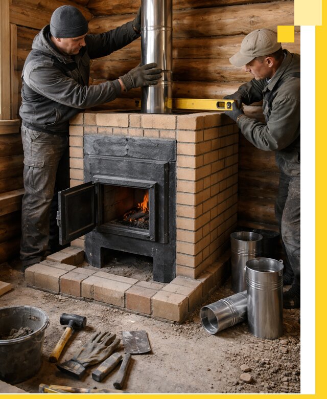 Проектирование, изготовление и установка банных печей в Большой Камне