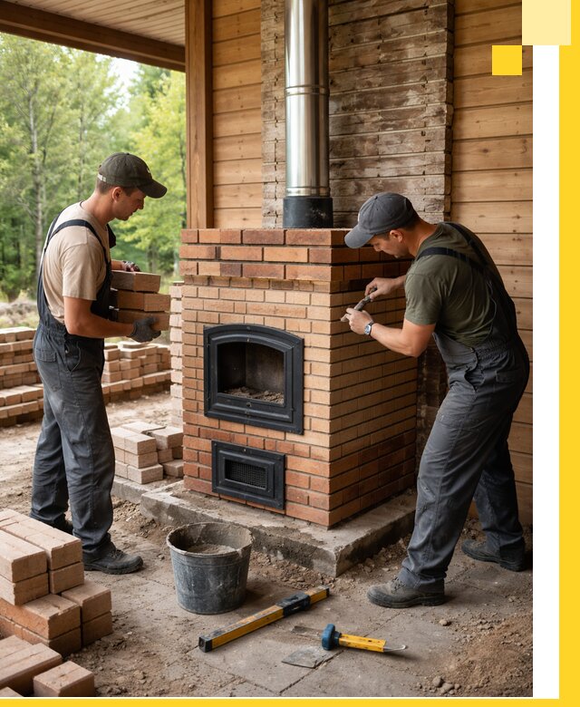 Производство и установка дачных печей под ключ в Большой Камне