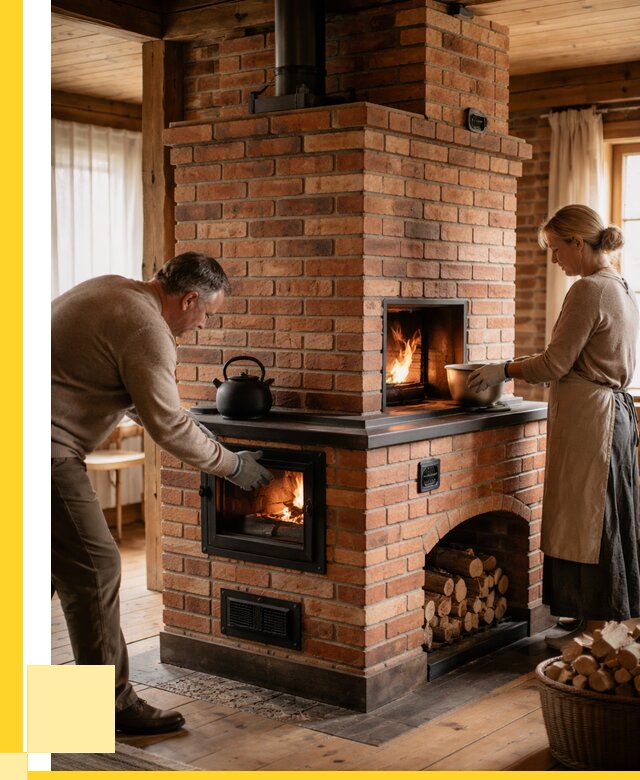 Печи для загородного дома под ключ в Большой Камне от 81128 р. | ЭриданБль