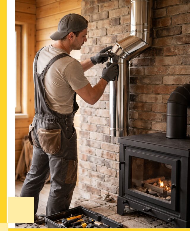 Монтаж дымоходов для печей в Большой Камне от 7606 р. | ЭриданБль
