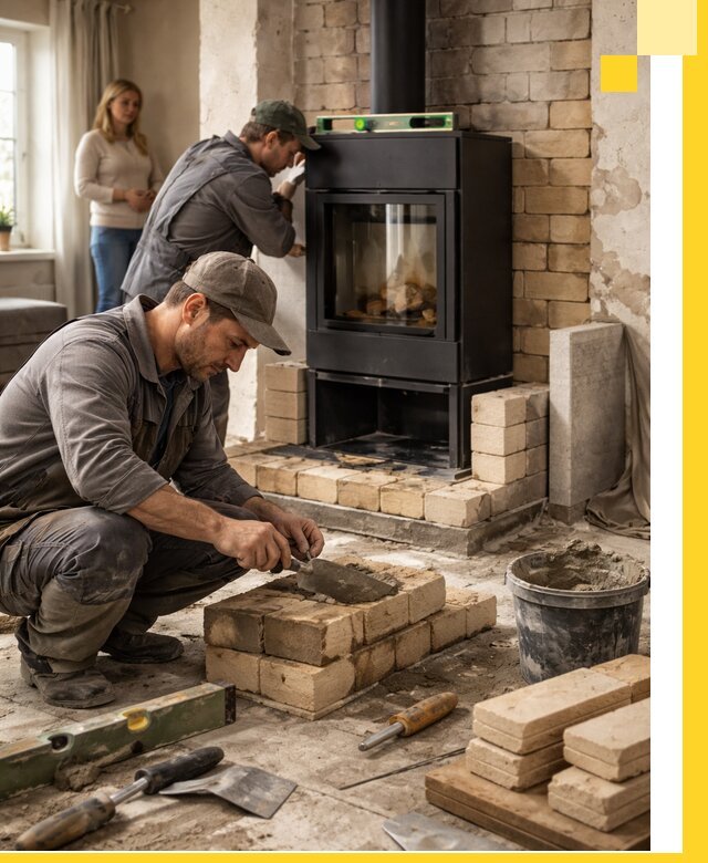 Печи и камины под ключ: проект, установка в Большой Камне