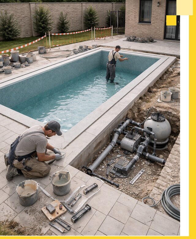 Строительство бассейнов под ключ в Большой Камне: проекты и монтаж