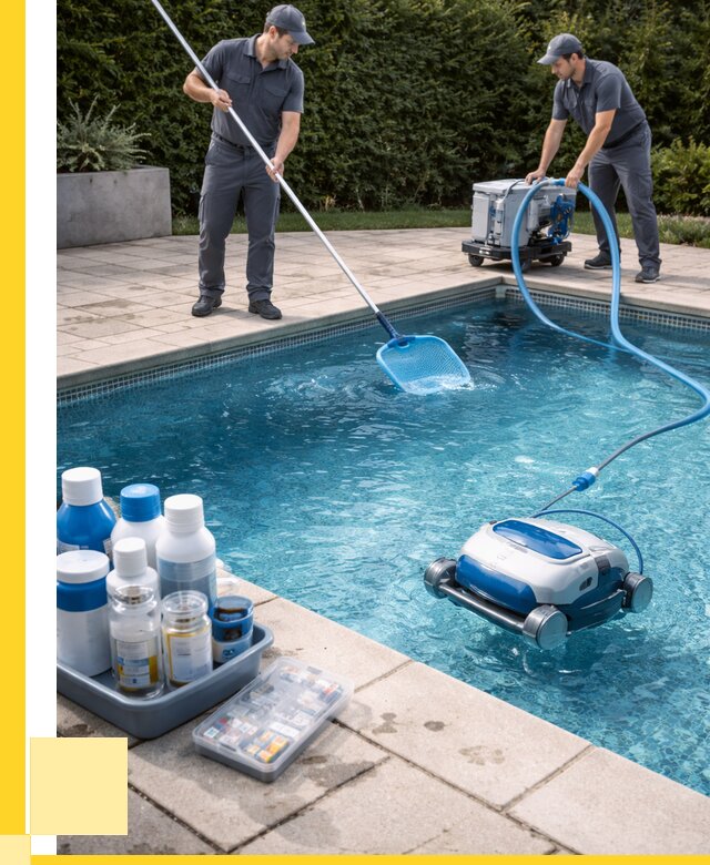 Чистка бассейнов в Большой Камне роботами, от 4563 р. | ЭриданБль