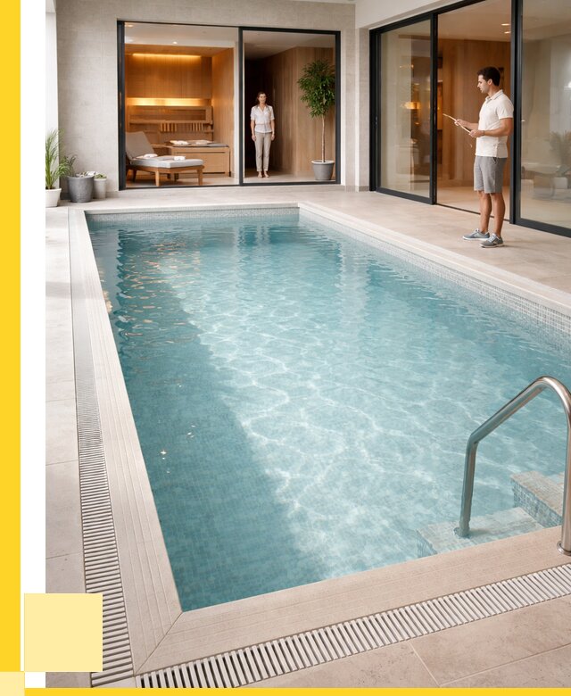 Отделка бассейна пленкой ПВХ в Большой Камне от 3549 р. - ЭриданБль