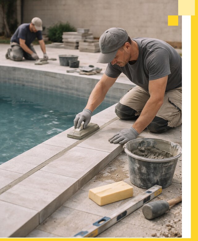 Отделка бассейнов в Большой Камне: декоративная отделка и гидроизоляция