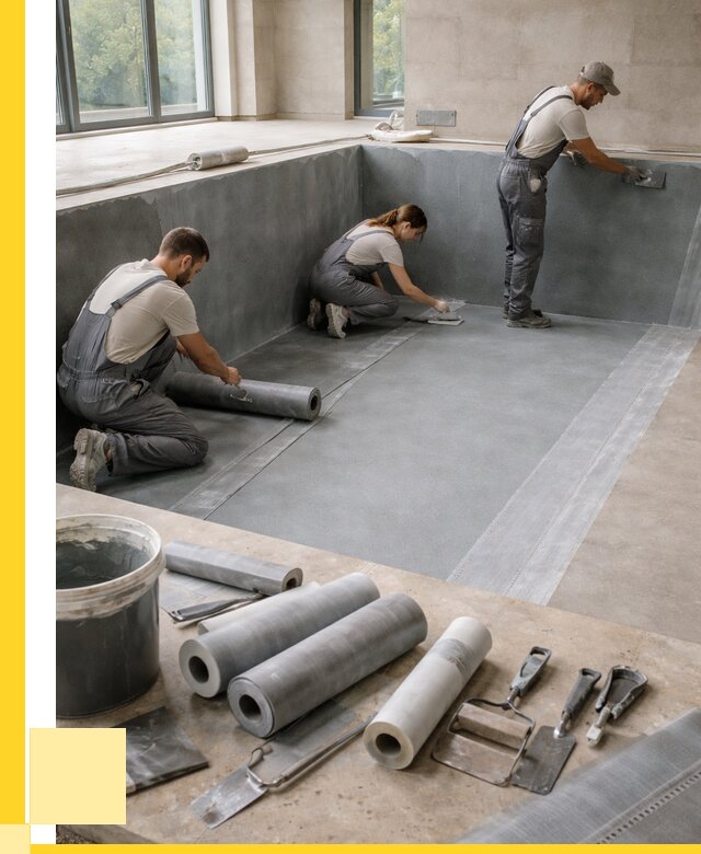 Гидроизоляция бассейнов в Большой Камне от 2028 р., ЭриданБль