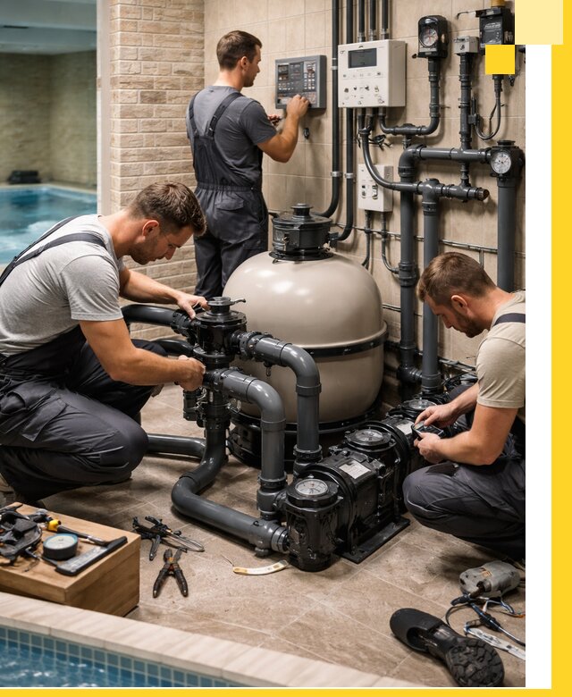 Комплексное оборудование для бассейнов под ключ в Большой Камне