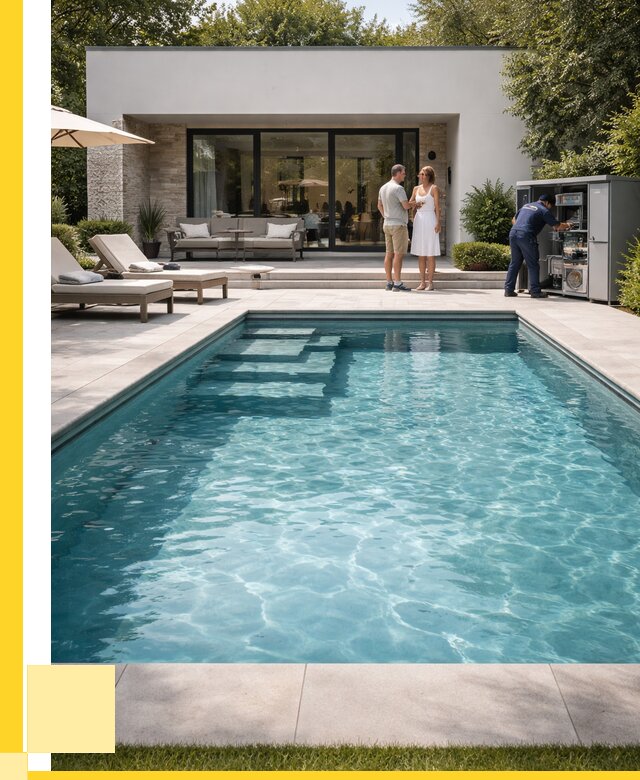 Бассейн в доме в Большой Камне под ключ от 1216920 р. | ЭриданБль