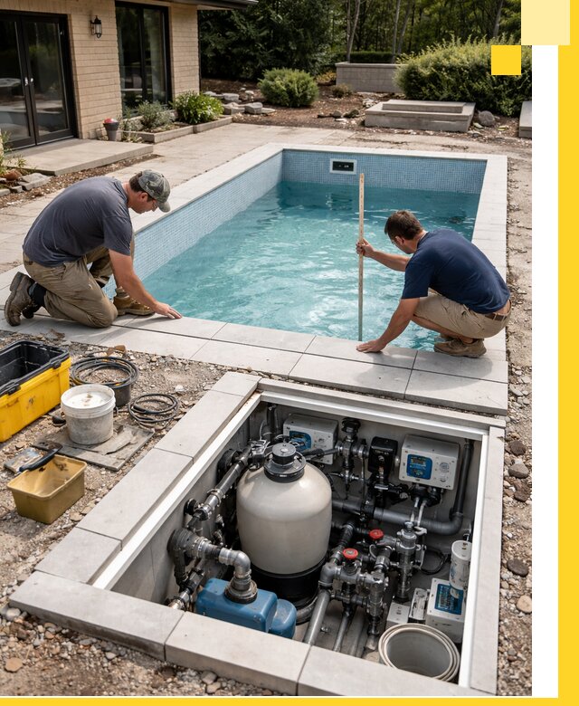 Строительство качественных домашних бассейнов под ключ в Большой Камне