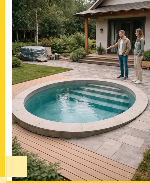 Бассейн на даче под ключ в Большой Камне от 202820 р., ЭриданБль