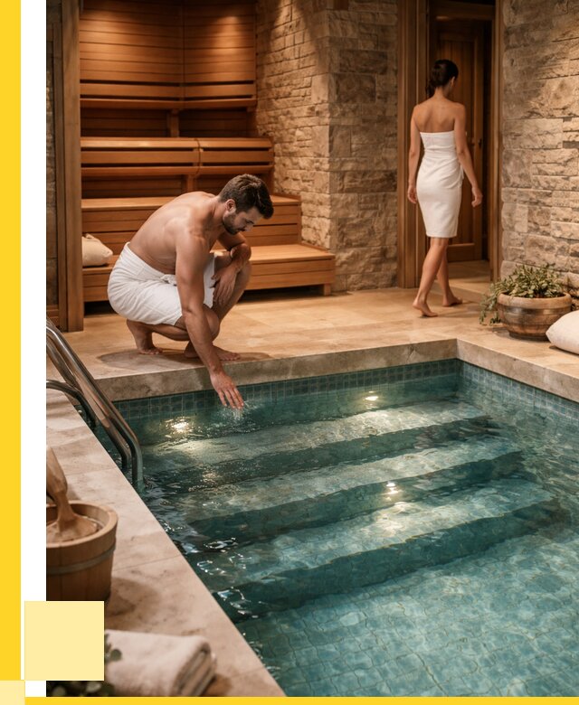 Сауна с бассейном под ключ в Большой Камне от 121692 р., ЭриданБль