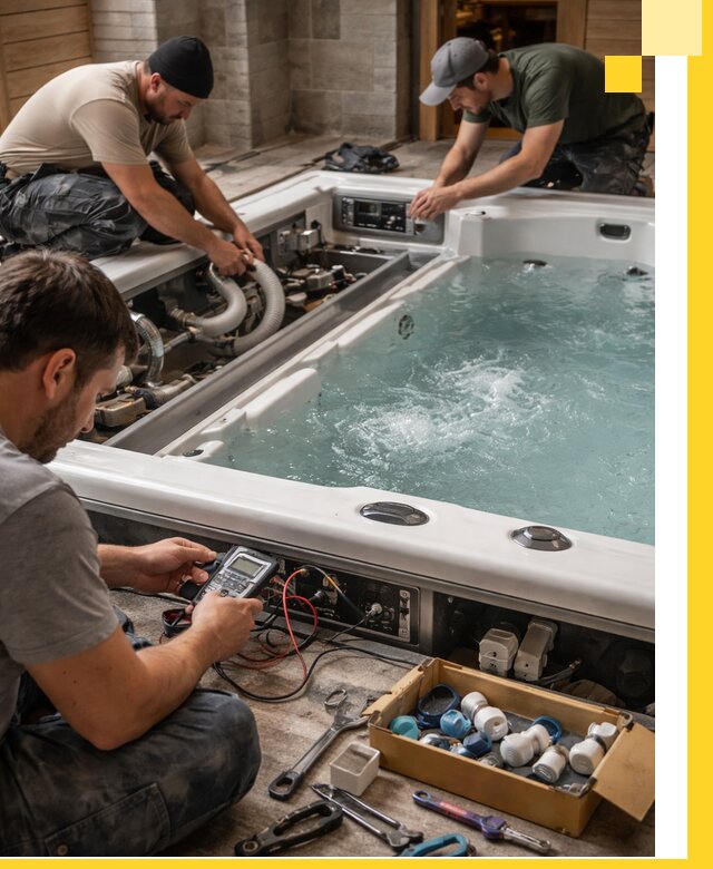 Гидромассажные бассейны под ключ в Большой Камне, дизайн и монтаж