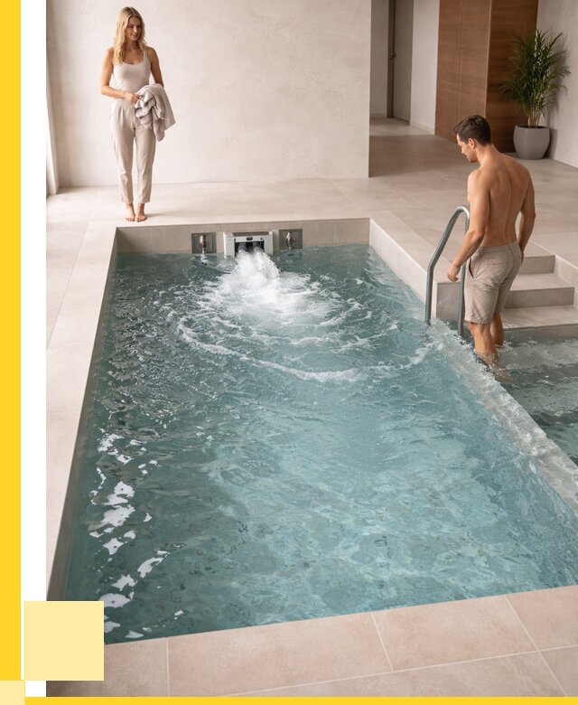 Бассейн с противотоком в Большой Камне от 253525 р. | ЭриданБль