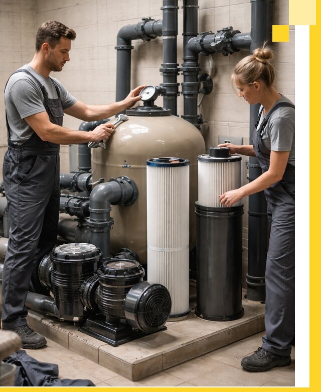 Фильтры и системы фильтрации для бассейнов в Большой Камне