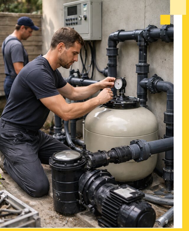 Поставка и монтаж фильтровального оборудования для бассейнов в Большой Камне