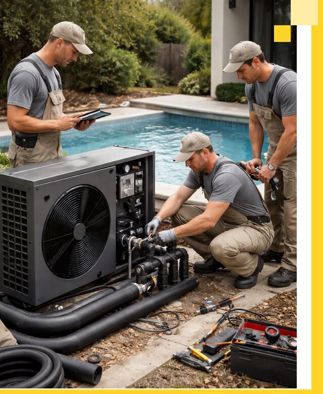 Проектирование и установка тепловых насосов для бассейнов в Большой Камне