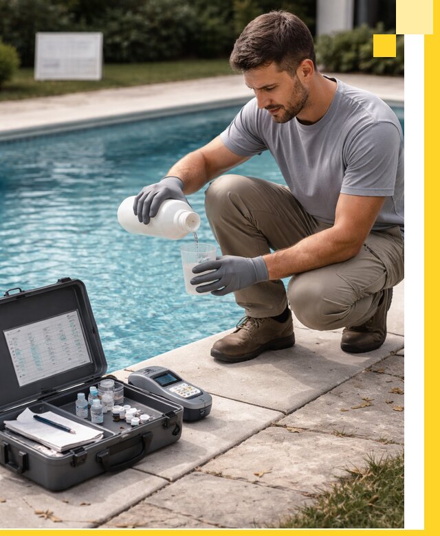 Профессиональная дезинфекция воды в бассейне в Большой Камне