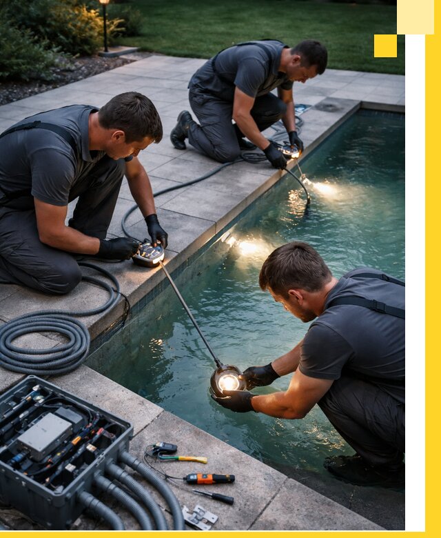 Профессиональное освещение бассейнов в Большой Камне: дизайн и монтаж