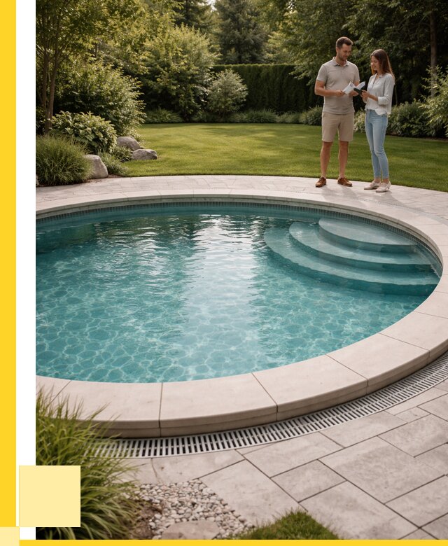 Круглые каркасные бассейны купить в Большой Камне от 253525 р. | ЭриданБль