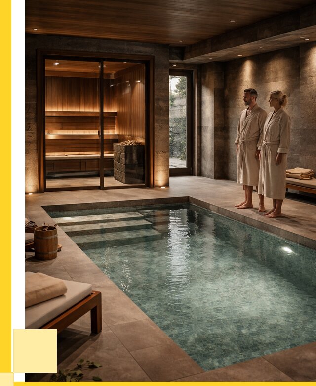 Сауна с большим бассейном в Большой Камне от 1216920 р. ЭриданБль