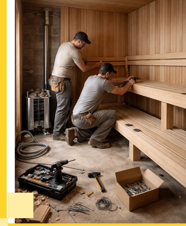 Монтаж саун под ключ в Большой Камне от 121692 р. | ЭриданБль