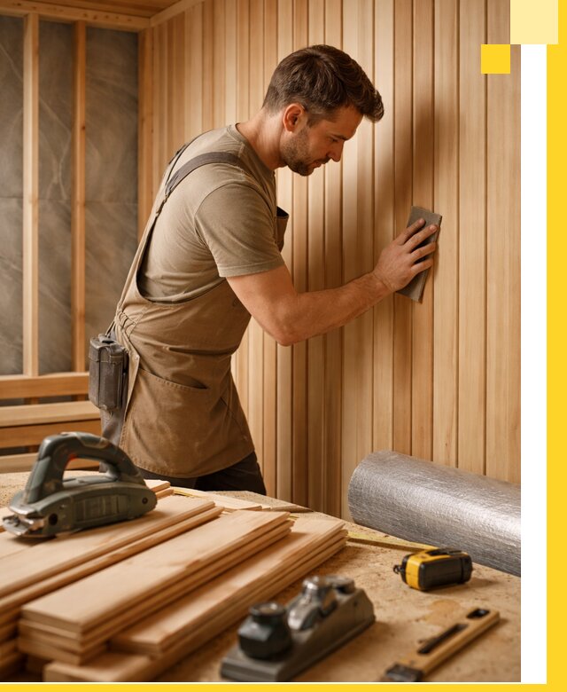 Профессиональная отделка саун и парных под ключ в Большой Камне