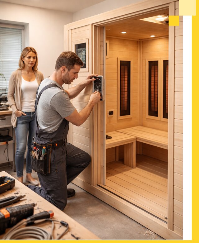 Инфракрасные сауны под ключ в Большой Камне продажа и установка