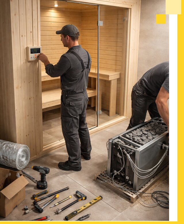 Поставка, установка и монтаж электрических саун в Большой Камне