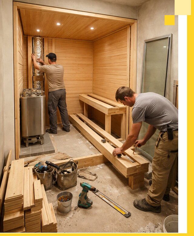 Проектирование и установка домашних саун под ключ в Большой Камне