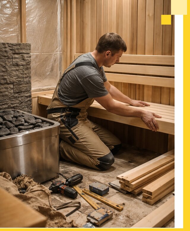 Сауны для дома под ключ с проектированием и монтажом в Большой Камне