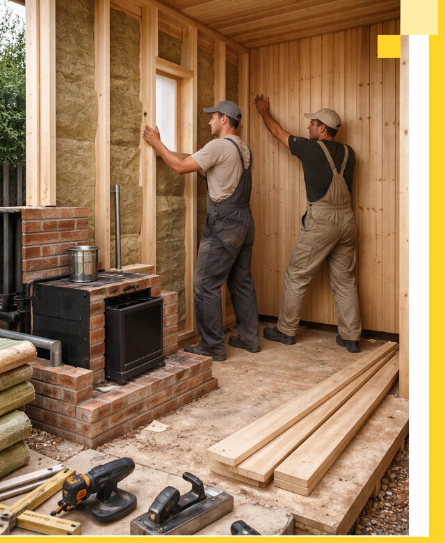 Строительство и установка дачных саун под ключ в Большой Камне