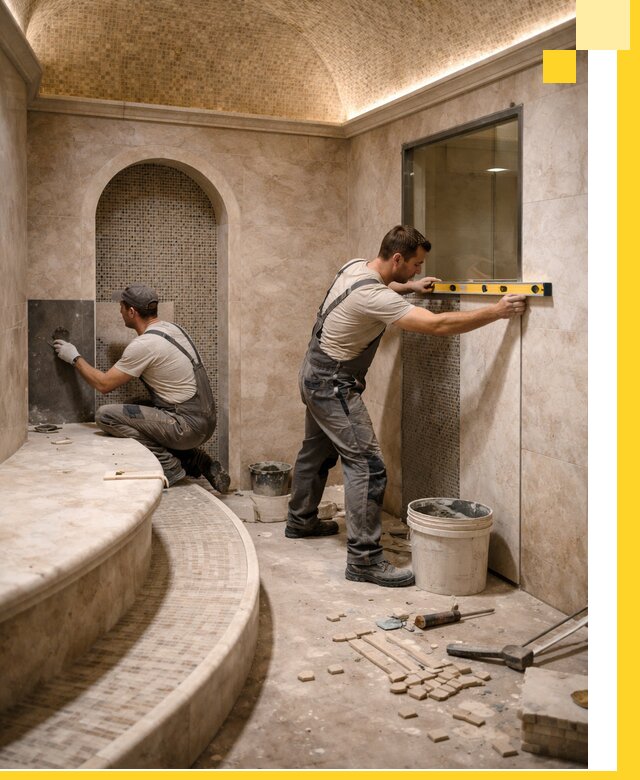 Проектирование и строительство саун с хамамом под ключ в Большой Камне