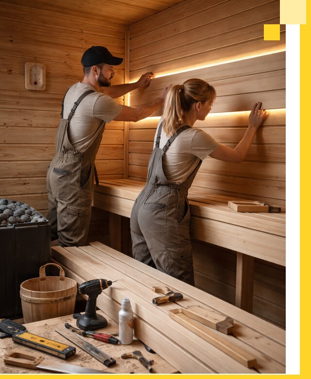 Дизайн саун и бань под ключ с индивидуальным проектом в Большой Камне